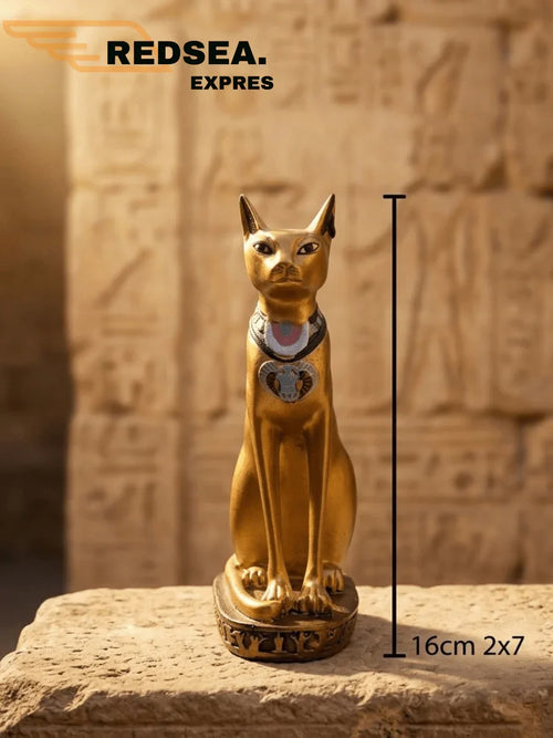 Ancient Egyptian Cat Statue – Premium Collector’s Edition - Statue | RedSea Expres