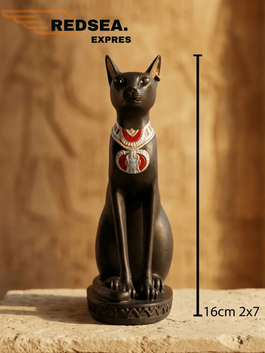 Ancient Egyptian Cat Statue – Premium Collector’s Edition - Statue | RedSea Expres