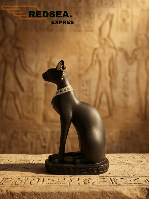 Ancient Egyptian Cat Statue – Premium Collector’s Edition - Statue | RedSea Expres