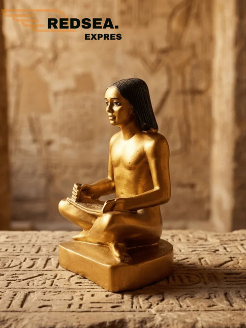 Ancient Egyptian Seated Scribe Statue – Premium Souvenir - Statue | RedSea Expres