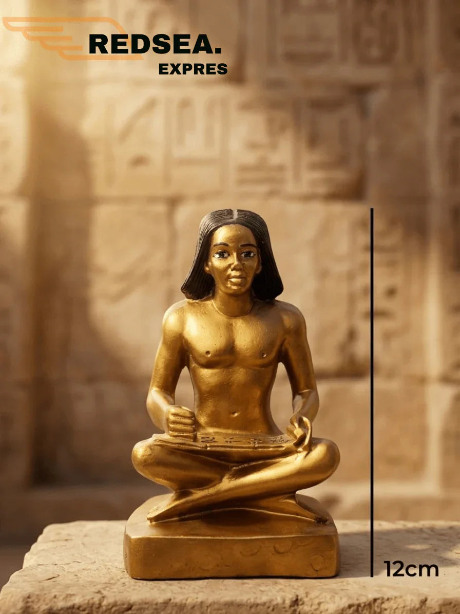 Ancient Egyptian Seated Scribe Statue – Premium Souvenir - Statue | RedSea Expres