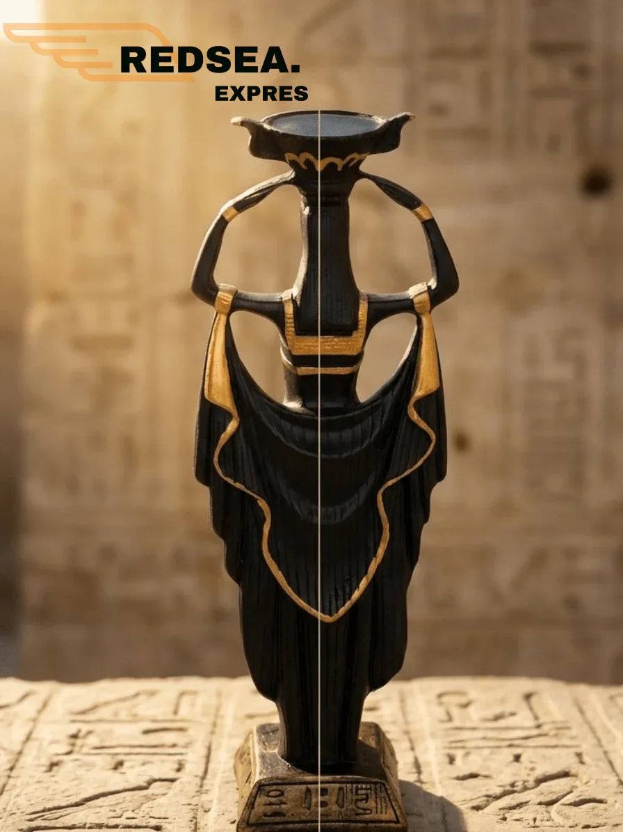 Isis Statue with Candle Holder Headdress – Premium Collector’s Edition - Statue | RedSea Expres