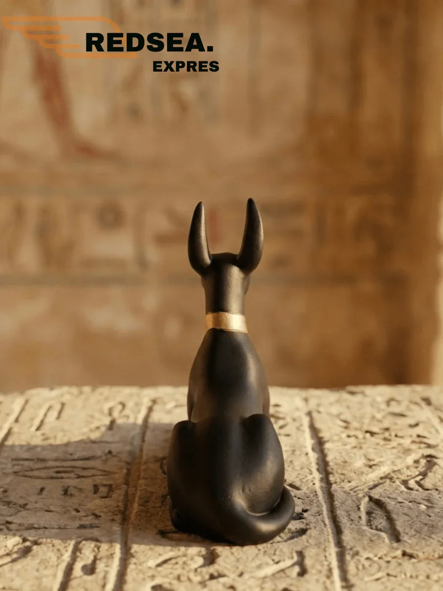 Seated Anubis Statue – Premium Collector’s Edition - Statue | RedSea Expres